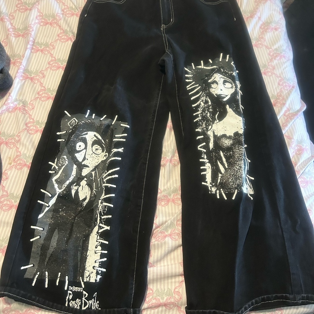 Romwe corpse Bride jeans XL